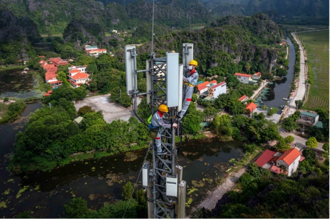 Viettel đặt mục tiêu phủ sóng 5G đến 99% dân số vào năm 2030. Ảnh: Tuấn Long