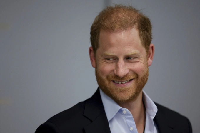 Hoàng tử Harry tại London, Anh, hôm 10/9. Ảnh: AP