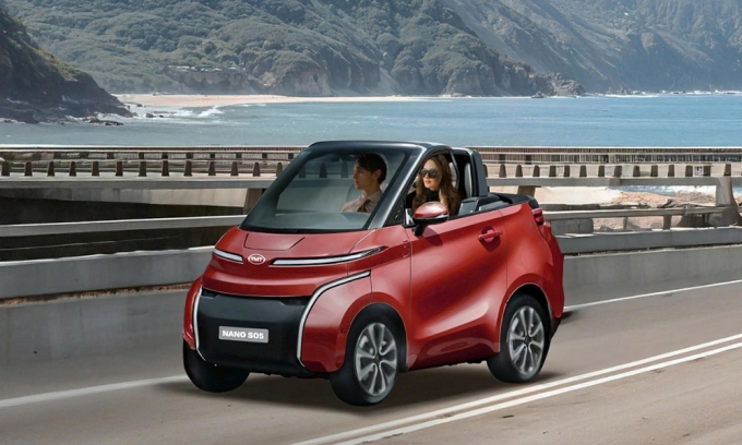 Bản dựng thiết kế mẫu Nano S05 EV. Ảnh: Silence