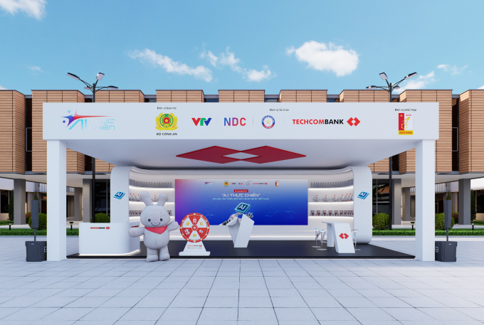 Gian hàng của Techcombank tại Unitour 2025. Ảnh: Techcombank