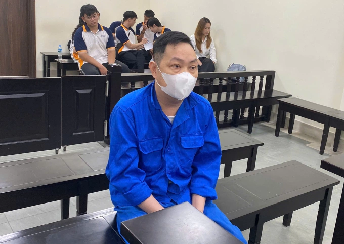 Bị cáo Dương Chương tại tòa. Ảnh: Danh Lam