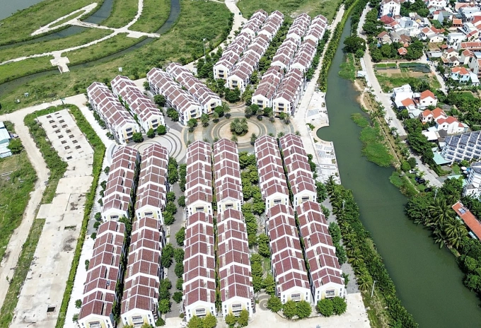 Một góc dự án Khu du lịch sinh thái Cồn Bắp (Hoian d’Or). Ảnh: Nguyễn Đông