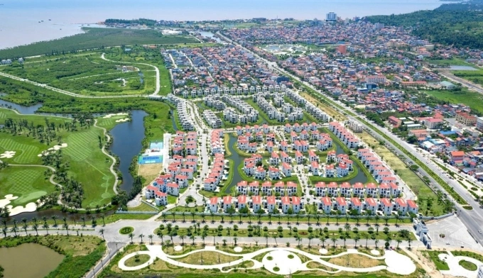 Toàn cảnh dự án Ruby Coastal City nhìn từ trên cao. Ảnh: nguồn