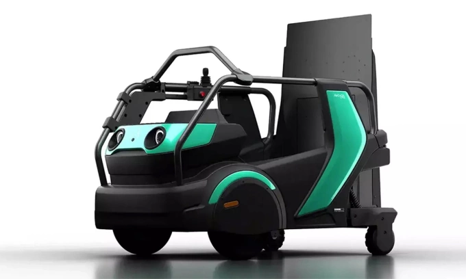 Mẫu xe lăn Avathor do Italdesign thiết kế, dùng pin cũ từ xe điện thuộc tập đoàn Stellantis. Ảnh: Avathor