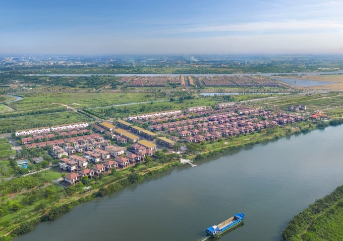 Khu đô thị Waterpoint tại Bến Lức, Long An cũ. Ảnh: Nam Long