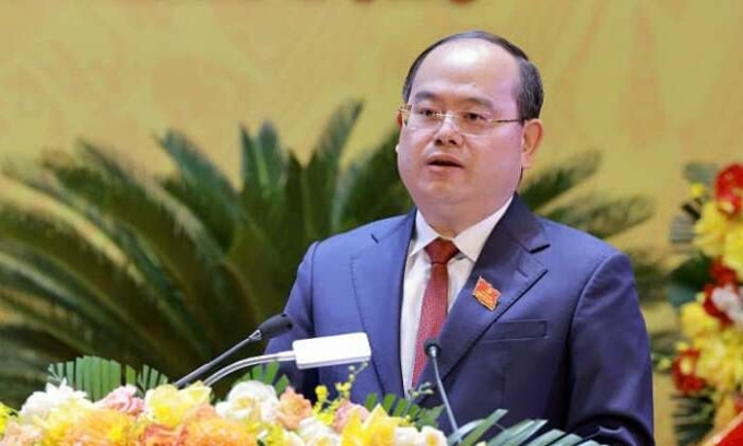 Ông Quản Minh Cường, Bí thư Tỉnh ủy nhiệm kỳ 2025-2030. Ảnh: Báo Cao Bằng