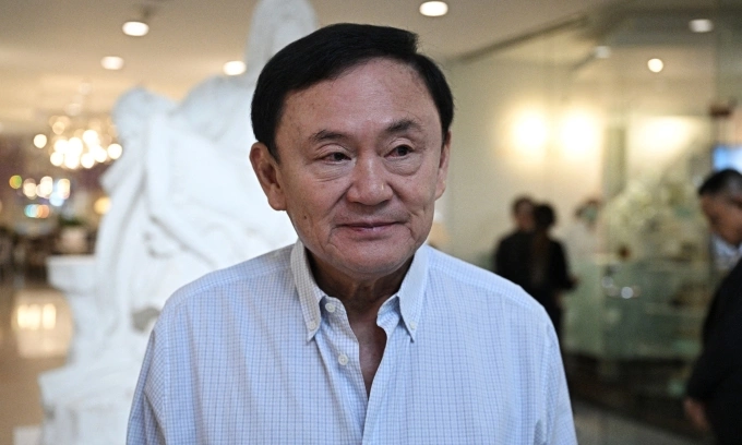 Cựu thủ tướng Thái Lan Thaksin Shinawatra tại Bangkok, tháng 6/2024. Ảnh: AFP