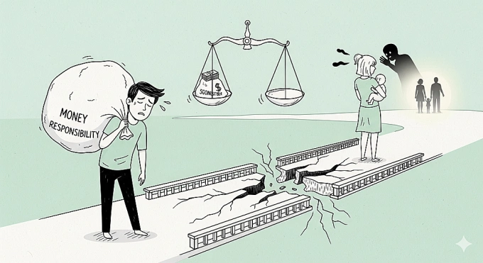 Tôi bỏ việc giám đốc về gần bạn gái và con, cô ấy lại mắng tôi yếu đuối