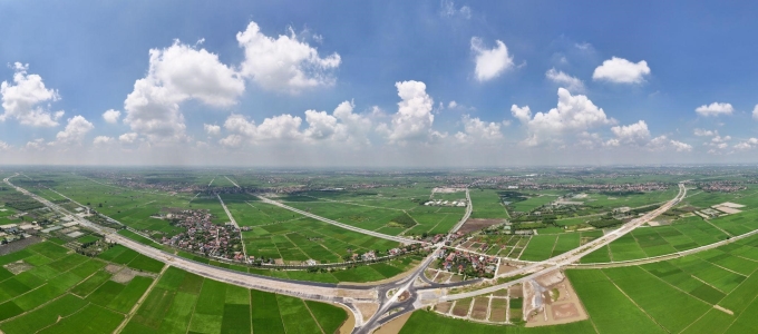 Tuyến nhánh kết nối đường Tân Phúc - Võng Phan với cầu La Tiến, Hưng Yên sắp hoàn thành (ko dùng ảnh của báo khác)