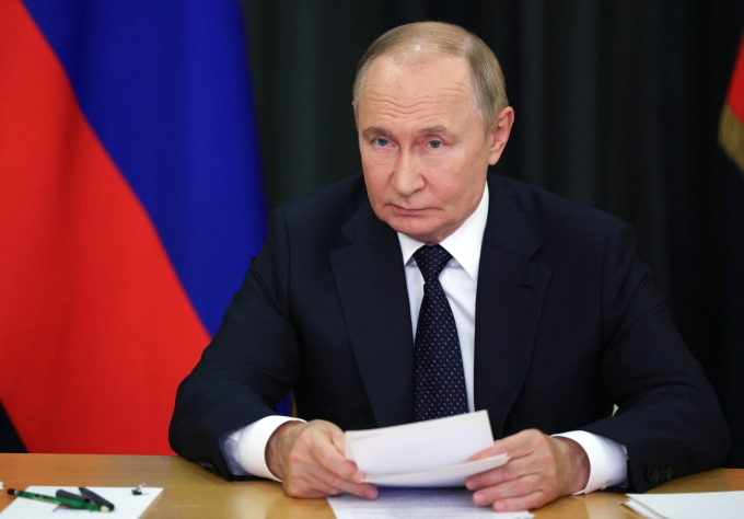 Tổng thống Nga Vladimir Putin tại thành phố Sochi ngày 8/9. Ảnh: AFP