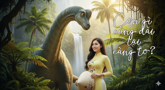 Con gì càng dài lại càng to?