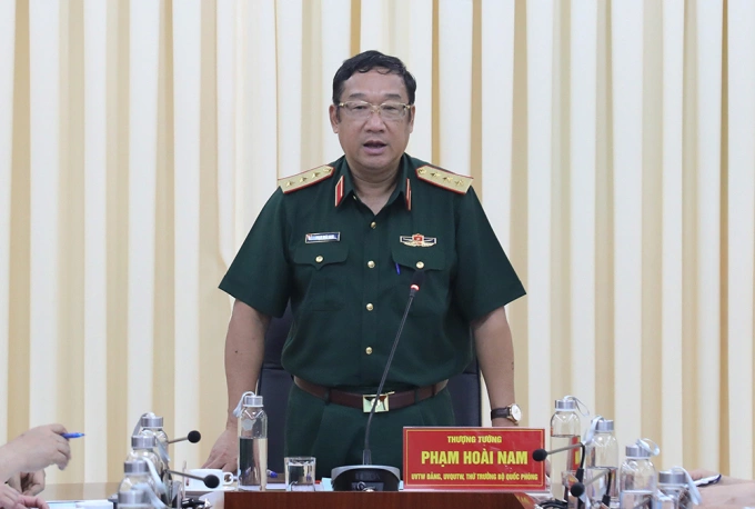 Thượng tướng Phạm Hoài Nam, Thứ trưởng Quốc phòng. Ảnh: Bộ Quốc phòng