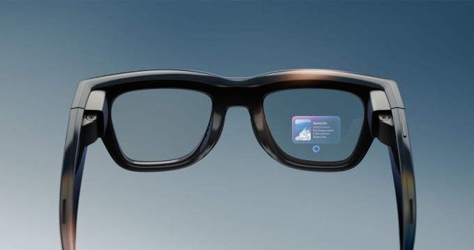 Kính Meta Ray-Ban Display với màn hình tích hợp. Ảnh: Meta