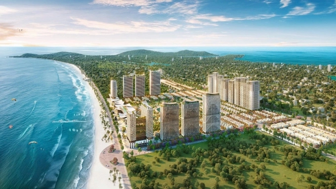 Phối cảnh hai tòa tháp Blanca 6 và 7. Ảnh: Sun Property