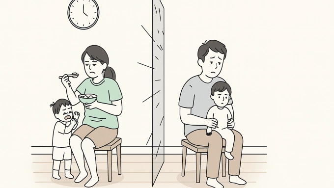 Vợ quyết không chịu nghỉ làm chăm con dù kinh tế tôi lo được