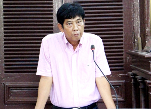 Ông Nguyễn Thế Bình trong lần được triệu tập đến tòa năm 2015. Ảnh: Hải Duyên