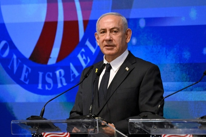 Thủ tướng Israel Benjamin Netanyahu phát biểu ở Jerusalem ngày 15/9. Ảnh: AFP