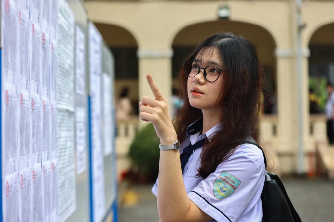 Thí sinh TP HCM thi tốt nghiệp THPT 2025. Ảnh: Quỳnh Trần
