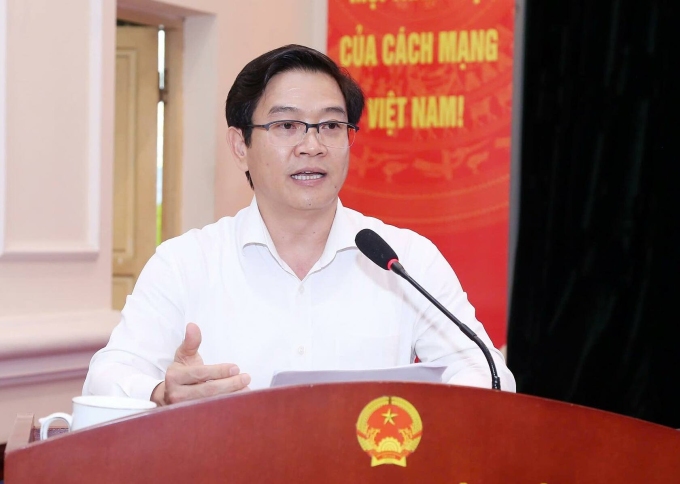 Ông Thái Văn Tài, Vụ trưởng Giáo dục phổ thông, chia sẻ tại phiên họp chiều 22/9. Ảnh: MOET