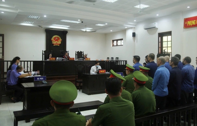 Toàn cảnh phiên tòa. Ảnh: Quốc Thắng