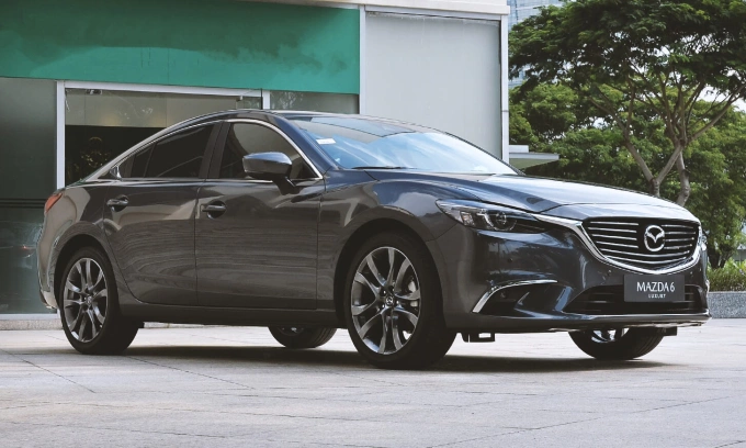 Một mẫu Mazda6 lăn bánh tại Việt Nam. Ảnh: Thaco