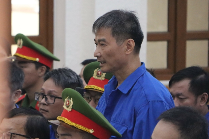 Bị cáo Huỳnh Tuấn Ân, Chủ tịch HĐQT kiêm TGĐ Công ty Tập đoàn Tuấn Ân. Ảnh: Khải Nguyên