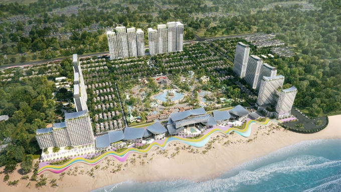 Phân khu thấp tầng Casa thừa hưởng hệ sinh thái all-in-one của Blanca City. Ảnh: Sun Group