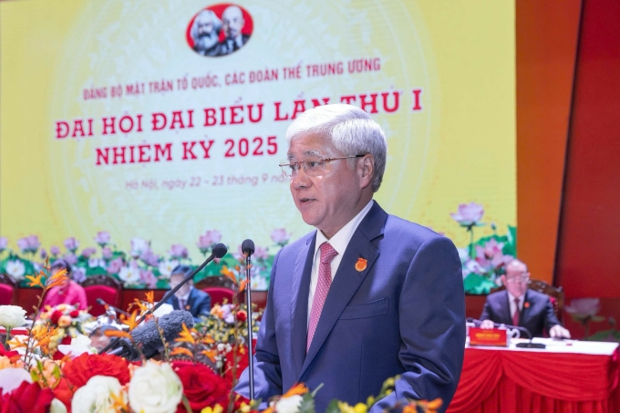 Chủ tịch Ủy ban Trung ương Mặt trận Tổ quốc Việt Nam Đỗ Văn Chiến. Ảnh: MTTQ
