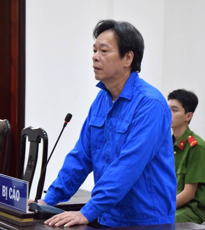 Bị cáo Nguyễn Ngọc Hải nghe tuyên án. Ảnh: Vũ Mai
