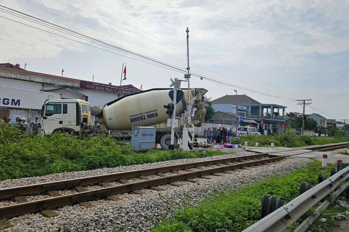 Hiện trường vụ tai nạn. Ảnh: Hùng Lê