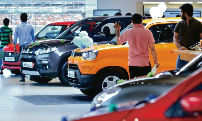 Một đại lý của Maruti Suzuki ở Ấn Độ. Ảnh: Hindustan Times