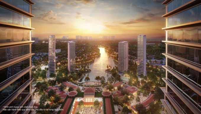 Phối cảnh các tòa cao tầng tại Vista Nam An Khánh. Ảnh: SJ Group