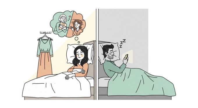Trằn trọc trắng đêm vì bị chồng từ chối gần gũi