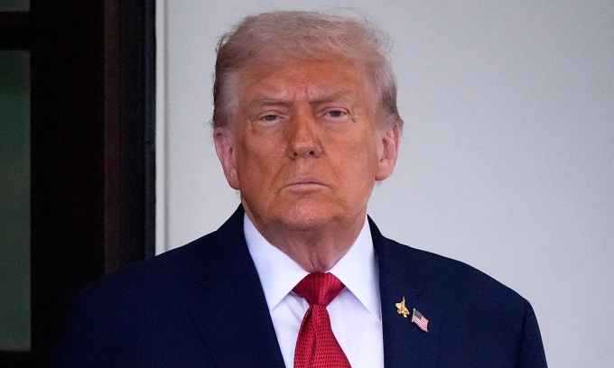Tổng thống Mỹ Donald Trump tại Nhà Trắng ngày 25/9. Ảnh: AP
