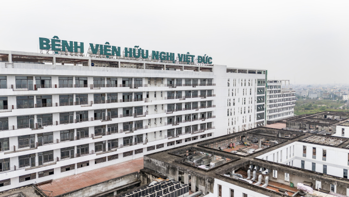 Bệnh viện Bạch Mai cơ sở 2 và Việt Đức cơ sở 2 bỏ không, tháng 4/2025. Ảnh: Giang Huy
