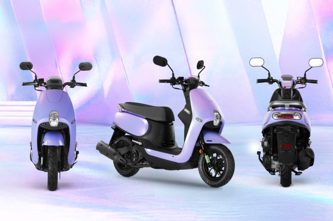 Phối màu mới của xe tay ga Priti 125. Ảnh: SYM