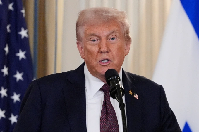 Tổng thống Mỹ Donald Trump tại cuộc họp báo ở Nhà Trắng ngày 29/9. Ảnh: AP