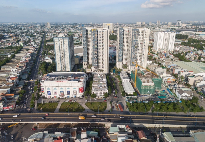 Bất động sản khu đông TP HCM, thuộc phường Dĩ An. Ảnh: Quỳnh Trần