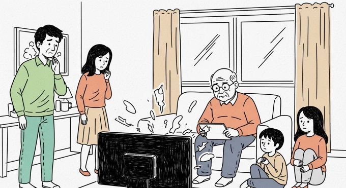 Bố càng lớn tuổi, tần suất xem phim nóng càng nhiều