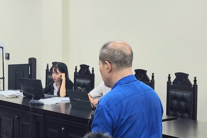 Ông Ngô Văn Vinh tại tòa ngày 30/9. Ảnh: Danh Lam