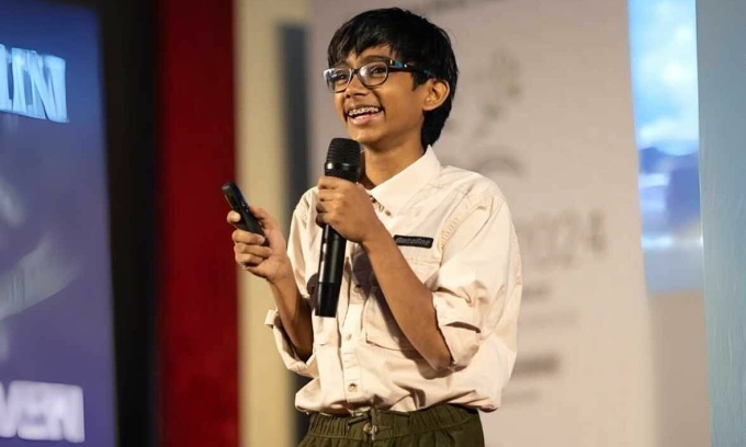 Raul John Aju, nhà sáng lập startup AI Realm Technologies. Ảnh: Parentune