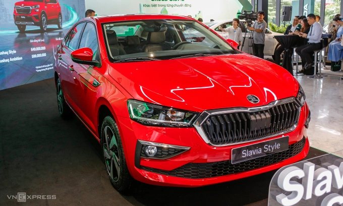 Skoda Slavia ra mắt thị trường Việt Nam ngày 11/9 tại Hà Nội. Ảnh: Lương Dũng