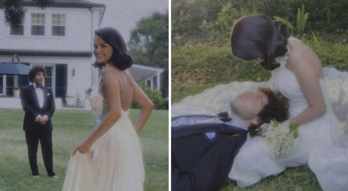 Bộ ảnh cưới đơn giản, tự nhiên của Selena Gomez và Benny Blanco.