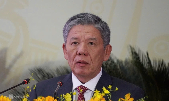 Tân Bí thư Tỉnh ủy Đồng Tháp Ngô Chí Cường. Ảnh: Hoàng Nam