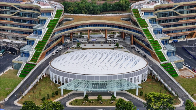 Trung tâm Đổi mới sáng tạo Quốc gia - NIC tại Khu công nghệ cao Hòa Lạc, Hà Nội. Ảnh: Giang Huy