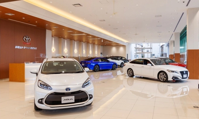 Một đại lý Toyota ở Wakayama, Nhật Bản. Ảnh: Toyota