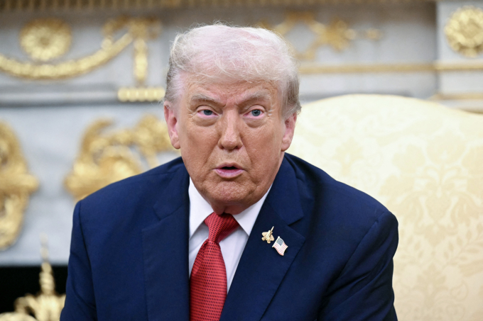Tổng thống Mỹ Donald Trump phát biểu tại Nhà Trắng ngày 25/9. Ảnh: AFP