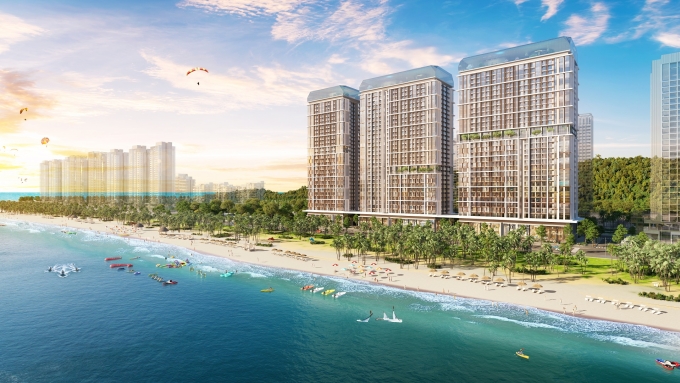 Phối cảnh tổ hợp căn hộ biển Sun Centro Town tại Bãi Cháy. Ảnh: Sun Property