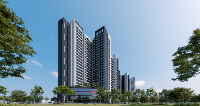 The Emerald Garden View được định vị là khu căn hộ cao cấp theo phong cách sống xanh đa tiện ích. Ảnh: Lê Phong Group