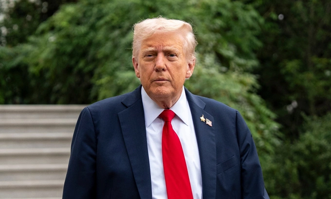 Tổng thống Mỹ Donald Trump tại Nhà Trắng ngày 30/9. Ảnh: AP
